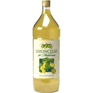 Liqueur italienne de qualité supérieure Limoncello Del Mediterraneo 1 Lt - 6 bouteilles par boîte pour l'appariement des desserts - Product Image 1