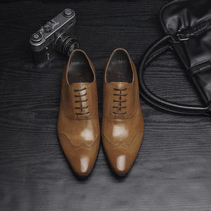Zapatos de vestir con cordones para hombre, estilo británico, para negocios y bodas, tallas 37-44, temporada primavera/otoño, zapatos de vestir y Oxfords - Product Image 3