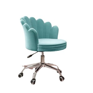 <span class=keywords><strong>Silla</strong></span> de Computadora Pequeña de Terciopelo con Base de 5 Estrellas y Reposabrazos, Color Rosa, Linda <span class=keywords><strong>Silla</strong></span> Elevadora para Estudiantes con Respaldo - Product Image 5