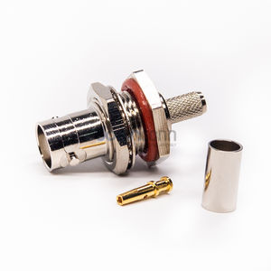 Conector <span class=keywords><strong>BNC</strong></span> resistente a la intemperie impermeable de mamparo de conector recto de 50ohm - Product Image 6