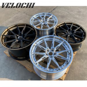 Jantes forgées en deux parties polies VLC Custom Deep Dish 5x120 5x112 5x114.3 de 18, 19, 20, 21, 22 pouces pour BMW M2 <span class=keywords><strong>M3</strong></span> Audi Mercedes - Product Image 6