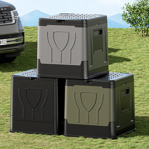 Toilette pliable portable pour voiture, voyages en voiture, <span class=keywords><strong>camping</strong></span>, utilisation en extérieur, urgence, siège de toilette en PP solidifié - Product Image 2