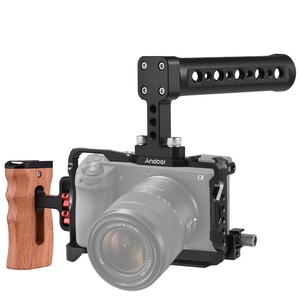 Andoer Cage pour appareil photo + poignée supérieure + poignée latérale Cage de protection pour appareil photo en alliage d'aluminium Cage vidéo pour appareil photo - Product Image 3