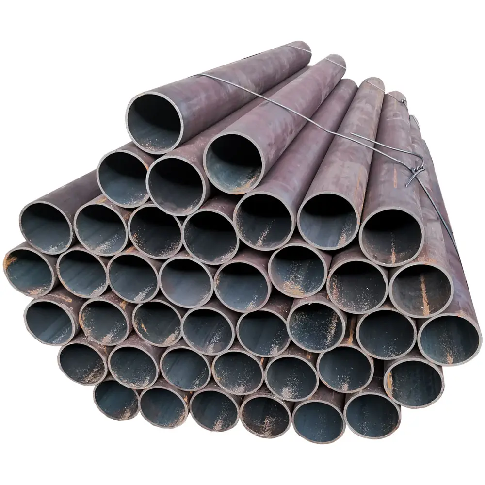 china manufacturer black iron round mild erw steel pipe welded pipes and tubes 377