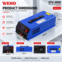 Alimentation électrique CC réglable 120V 16.5A 2000W, sortie haute puissance, protection contre les surtensions, unité d'alimentation de laboratoire pour tests sur poste de travail