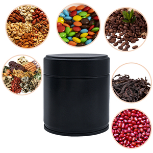 OEM personalizado de grado alimenticio 30g pequeña lata redonda de té Matcha polvo hermético caja de lata de Metal contenedor de embalaje con tapa de rosca - Product Image 5