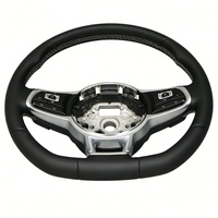 Volant en cuir haut de gamme pour Volkswagen Touareg 6C Golf 6R MK5 MK7.5 Cabrio Beetle