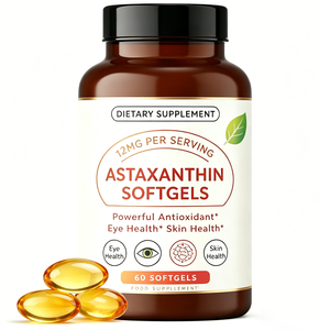 Complément alimentaire en gélules d'astaxanthine personnalisées, fort pouvoir antioxydant pour la maintenance de la <span class=keywords><strong>peau</strong></span> féminine, anti-âge - Product Image 1