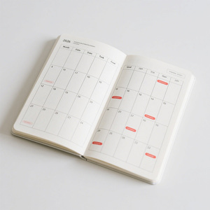 Vải máy tính xách tay A6 tùy chỉnh thêu biểu tượng cá nhân Tạp Chí Nhật Ký nghệ thuật bằng văn bản văn phòng phẩm - Product Image 2