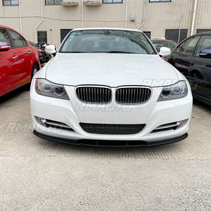 ลิ้นกันชนหน้าแบบกระจายลม ป้องกันกันชนหน้า สำหรับ BMW ซีรีส์ 3 E90 E91 LCI 320i 330i 2009-2012 อุปกรณ์ตกแต่งรถยนต์ - Product Image 4