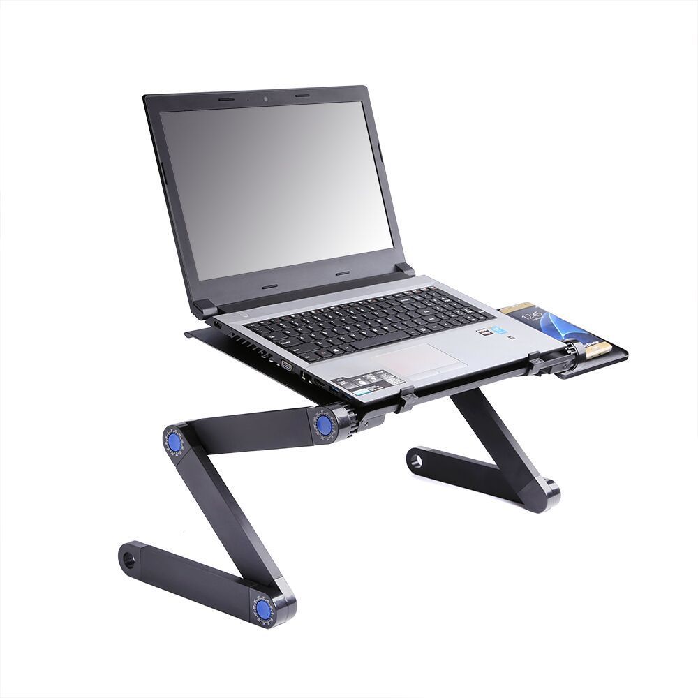 Support Ordinateur Portable NGS Lift Stand - Inclinaison 10-15º Noir