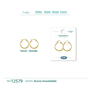 Boucles d'oreilles créoles en acier de 16 mm, dorées, style chandelier tendance, influences religieuses, diamants certifiés GIA, incrustées de perles, or 18 carats - Product Image 1