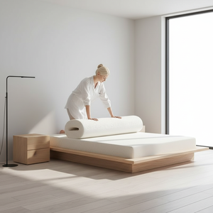 <span class=keywords><strong>Matelas</strong></span> en mousse haute densité confortable et convertible, mobilier écologique pour la chambre et le salon - Product Image 1