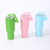 Gourde isotherme 40 oz la plus vendue, anti-déversement, à double paroi, avec paille pliable