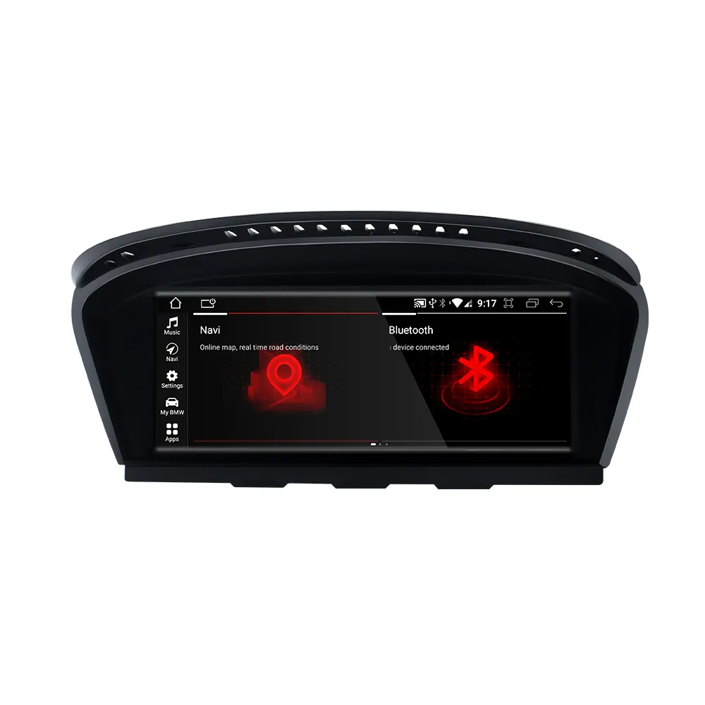 MCX Carplay 4G 8 çekirdekli 8.8 blu-ray ekran radyo araç DVD oynatıcı oynatıcı navigasyon Android için BMW E60 E90 E92 3 5 serisi 2008-2010