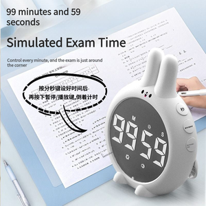 Temporizador Digital Huayang 505 con <span class=keywords><strong>Cuenta</strong></span> Regresiva y Ascendente, Parte Trasera Magnética, Dos Modos de Brillo, Alarma y Vibración para el Aula y el Hogar - Product Image 4
