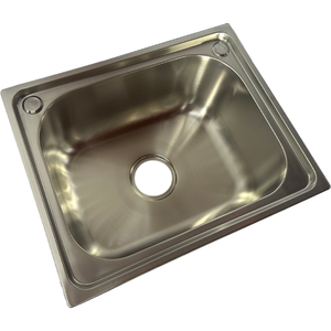 Leimanxi High quality Manufacturer's <b>Small</b> Single <b>Sink</b> SUS304 <b>Steel</b> Kitchen Vegetable Food Washing 5040/4539 - Product Image 2