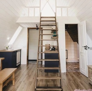 Maison préfabriquée de luxe durable, villa à structure en acier à 2 chambres, station balnéaire de montagne chinoise pour hôtel, bureau, appartement, maison triangulaire - Product Image 6