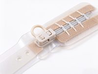 Dispositif de fermeture cutanée réglable sans suture, bande adhésive médicale sans aiguille avec languette de traction pour incision chirurgicale hospitalière