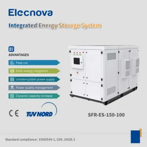 Solar Hybrid System Solution 100kw 150kwh Battery BMS Energy Storage System