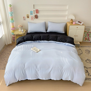 Juego de Sábanas de Algodón Lavado al por Mayor, <span class=keywords><strong>Cama</strong></span> Doble, 100 Microfibra, <span class=keywords><strong>Funda</strong></span> de Edredón de Lujo, Diseño Personalizado - Product Image 6