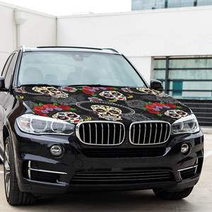 Funda para Capó <span class=keywords><strong>de</strong></span> Coche <span class=keywords><strong>de</strong></span> 35 Pies con Diseño del Día <span class=keywords><strong>de</strong></span> los Muertos Mexicano, Bandera para Motor Delantero en Material <span class=keywords><strong>de</strong></span> Poliéster - Product Image 4