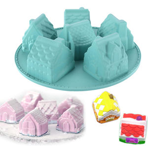 แม่พิมพ์ซิลิโคนสำหรับทำเค้กขนมปังขิงในเทศกาลคริสต์มาสสำหรับทำขนมปังกรอบบราวนี่ขนมช็อกโกแลตขนมปังกัมมี่ - Product Image 4