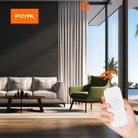 Motor de Cortina Inteligente WiFi Tuya, Controlado por Google Home y Alexa, Automático, para Sala de Estar, Baño, Oficina, Material Ecológico