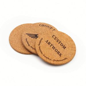 Sous-verres personnalisés avec logo imprimé, base en liège, absorbants, sublimation, lot de sous-verres pas cher - Product Image 5