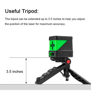 מיני 2-קו לייזר ירוק רמה אנכית & קו צלב אופקי חזק קרן לייזר אלחוטי - Product Image 4