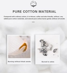 100% Phân Hủy Sinh Học Vegan Dùng Một Lần Mặt Khăn Xl Thân Thiện Với Môi Khăn Mềm Thấm Làm Sạch Mặt Khăn Cho Da Nhạy Cảm - Product Image 2