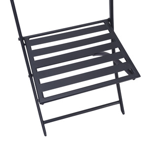 Hiện đại Trọng lượng nhẹ màu đỏ lưới gấp Bàn và ghế kết hợp cho ngoài trời nhập khách sạn hoặc quán cà phê sử dụng - Product Image 3