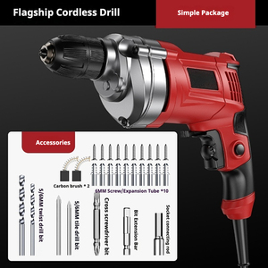 ไขควงไฟฟ้า 10 มม. ชุดเครื่องมือแบบมีสาย ชุดเครื่องมือเจาะ ชุดเครื่องมือไฟฟ้า เครื่องเจาะ สำหรับ<span class=keywords><strong>งาน</strong></span>ปรับปรุงเล็กๆ ฮาร์ดแวร์ - Product Image 2