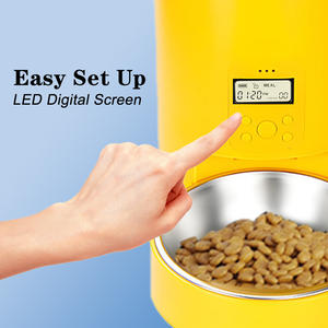 Fabricante 6L Capacidade Alta Qualidade Bacia De Aço Inoxidável <span class=keywords><strong>Dual</strong></span> Power <span class=keywords><strong>Pet</strong></span> Cat Dog <span class=keywords><strong>Food</strong></span> <span class=keywords><strong>Container</strong></span> - Product Image 2