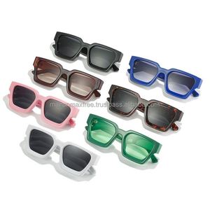 Luxury Sexy Women Stainless Frame CE Certified UV400 Square Fashion <b>Sunglasses</b> Trendy Newest China Custom Logo KROKODIL 7731 - Product Image 4