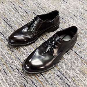 Zapatos de Vestir Formales Clásicos Modernos para Hombre, con Cordones, Transpirables, Ligeros, de Cuero Genuino, con Punta Cuadrada, Novedades para Primavera Verano - Product Image 5