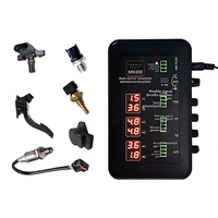 Update MN300 Auto Sensor Simulator Mechanical Tester 12V OLIVER Fit Car Rail Oxygen Oil Pressure Flow Signal Generator Black 1W