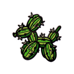 Badge d'émail personnalisé, en émail, 10 pièces, broche de mode Cactus, pas cher - Product Image 2