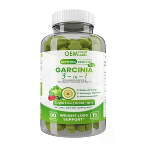 Bổ sung chế độ ăn uống hữu cơ Garcinia Cambogia Gummies chất béo mỏng Burner Garcinia Cambogia chiết xuất Gummies - Product Image 6