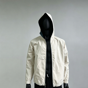 Chaqueta Cortavientos Impermeable Personalizada, Resistente al Viento y al Desgaste, con Cierre, Traje Deportivo Cortavientos para Hombre - Product Image 3