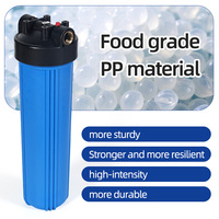 Penjualan paling laris Filter kartrid pemurni air 10 "biru besar perubahan cepat tiga tempat