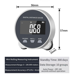 <span class=keywords><strong>Regla</strong></span> Digital Portátil con Pantalla LED de 200M <span class=keywords><strong>para</strong></span> Construcción, <span class=keywords><strong>Regla</strong></span> Flexible con Rueda Digital <span class=keywords><strong>para</strong></span> <span class=keywords><strong>Medir</strong></span> Distancias - Product Image 1