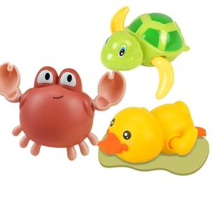 Reloj de cuerda para niños, juego de agua, Tortuga, oso, plástico ABS, unisex, 5 a 7 años, envío gratis - Product Image 1