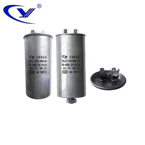 AC-Motor Anlaufkondensator 35uF 450VAC Kompressor Split-Gerät Steckbarer CBB65 Explosionsgeschützter Selbstheilender Kondensator - Product Image 2