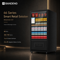 BANDENG 6610SS 10T - Gabinete Expendedor de Gran Capacidad con Revestimiento Aislante de Alambre Completo para Exhibición Comercial de Productos
