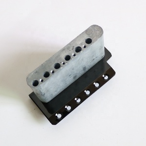 Donlis Vintage Bent Saddle Black Guitar Tremolo Bridge pour guitare ST avec bloc de taille standard et barre <span class=keywords><strong>Whammy</strong></span> - Product Image 5