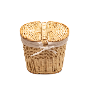 Panier de rangement rond <span class=keywords><strong>en</strong></span> <span class=keywords><strong>toile</strong></span>, <span class=keywords><strong>en</strong></span> paille tressée et <span class=keywords><strong>en</strong></span> jonc de mer, économique, pour salle de bain et buanderie - Product Image 4