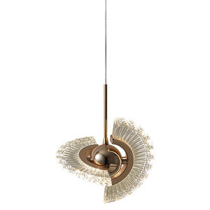 Lampe suspendue de luxe pour hôtel, bon marché, en fer, moderne, lustre de <span class=keywords><strong>cuisine</strong></span>, éclairage d'îlot avec acrylique transparent - Product Image 4