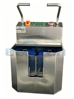 Station de nettoyage et de désinfection inductive pour chaussures, machine compacte de nettoyage de bottes, nouvelle pour l'hygiène des usines alimentaires et ateliers