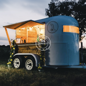 China Equipment <b>Burger</b> Gasoline Kiosk Food Cart Fast Mobile Food <b>Trailer</b> Fast Food Truck for Europe - Product Image 3